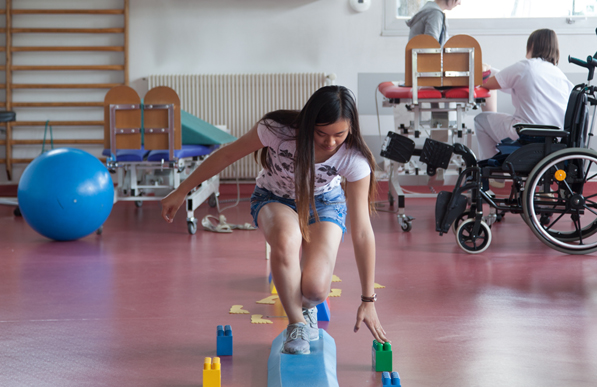 Parcours de rééducation au service pédiatrie